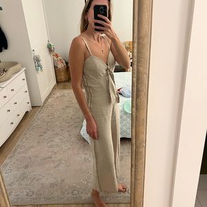 Jumpsuit Linen Sand